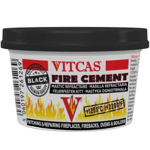 Fekete tűzálló tömítőmassza - VITCAS