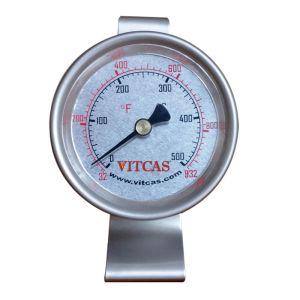 Szabadon álló kemencehőmérő 0 °C–500 °C