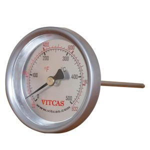 Szondás hőmérő pizzasütő kemencéhez 0–500 °C