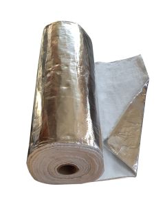 Alumíniumkasírozott szigetelés – füstcső szigetelő bandázs 12 mm x 1 m