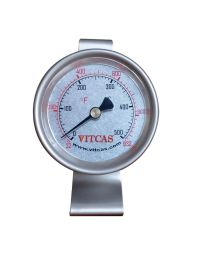 Szabadon álló kemencehőmérő 0 °C–500 °C