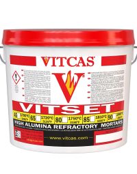 Vitset 80 készre kevert tűzálló habarcs 1750 °C